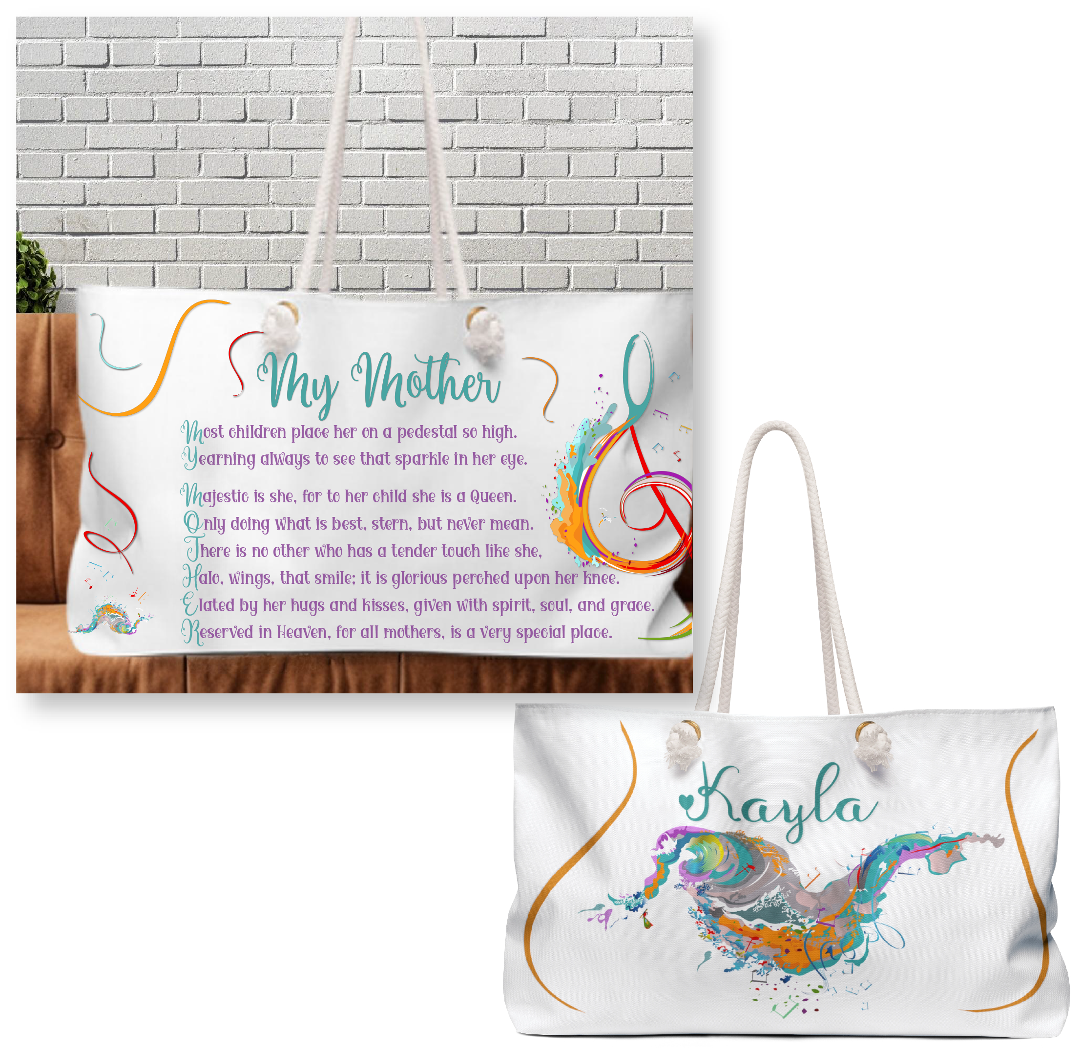 It's Just a Phrase "My Mother" Weekender Bag Collection