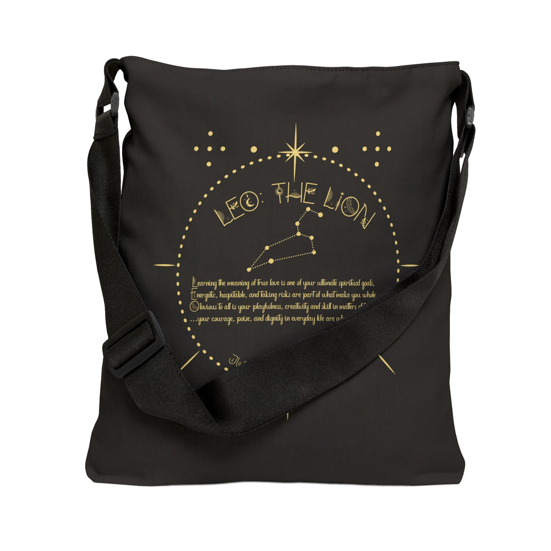 Leo Acrostic Poem Adjustable Tote Bag