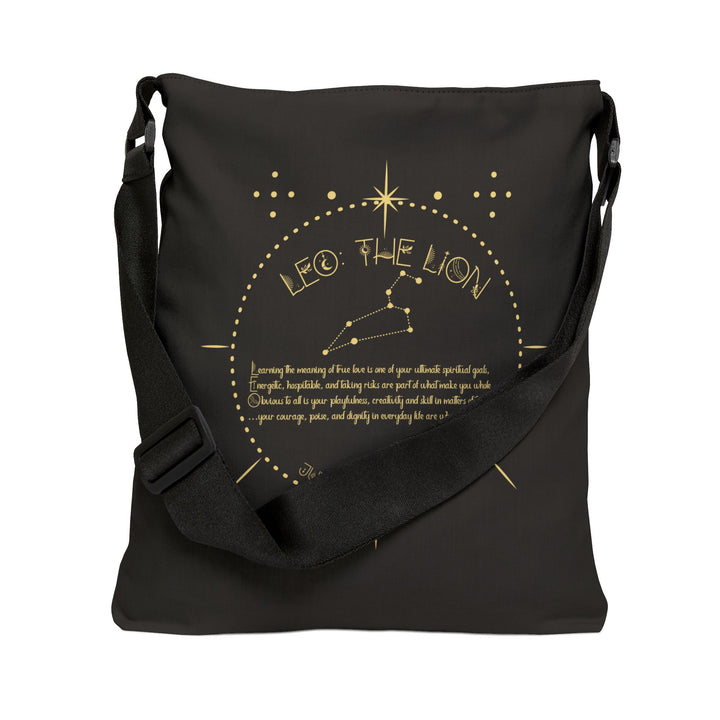 Leo Acrostic Poem Adjustable Tote Bag