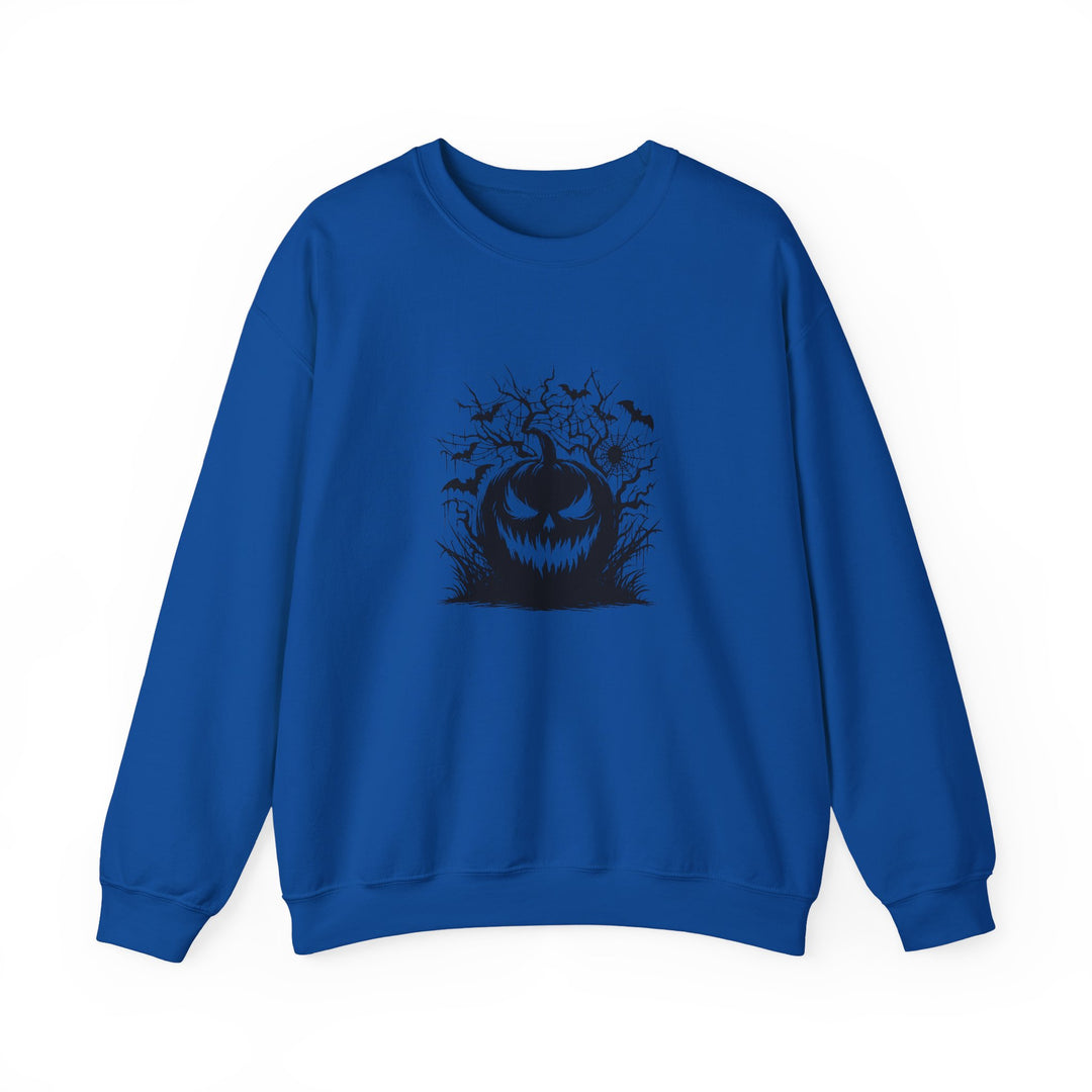 Happy Halloween Acrostic Poem  Sweatshirt - Creepy Black Pumpkin