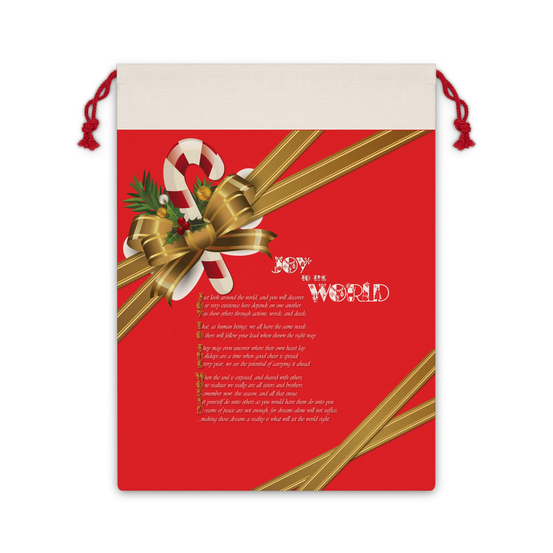 Joy to the World Acrostic Poem Gift Bag