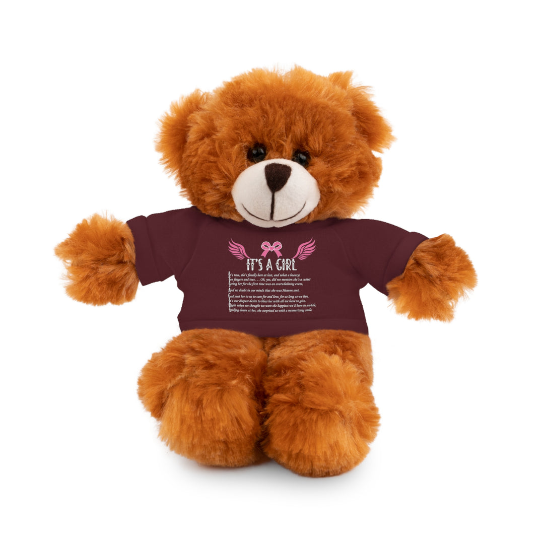 It's a Girl Acrostic Poem Stuffed Animal Collection with T-Shirt - Wings