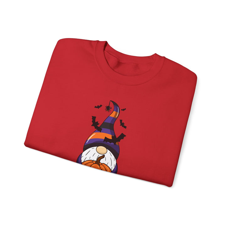 Happy Halloween Acrostic Poem Sweatshirt - Gnome with Pumpkin