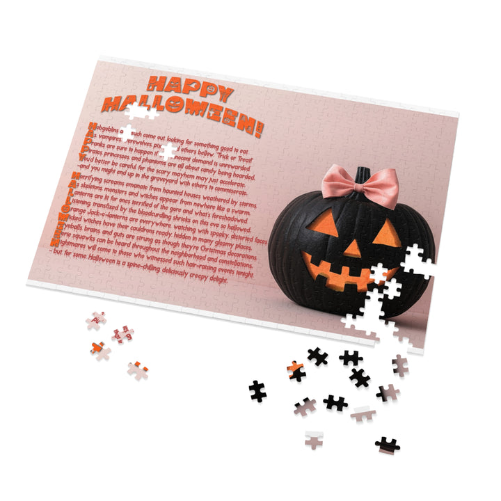 Happy Halloween Acrostic Poem Jigsaw Puzzle - Tin Box - 4