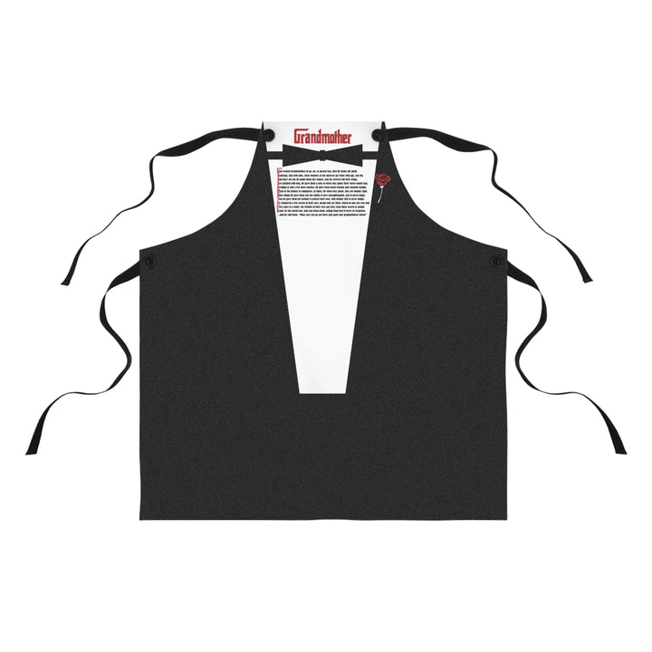 Grandmother Acrostic Poem 4-Button Apron - Tuxedo Shirt