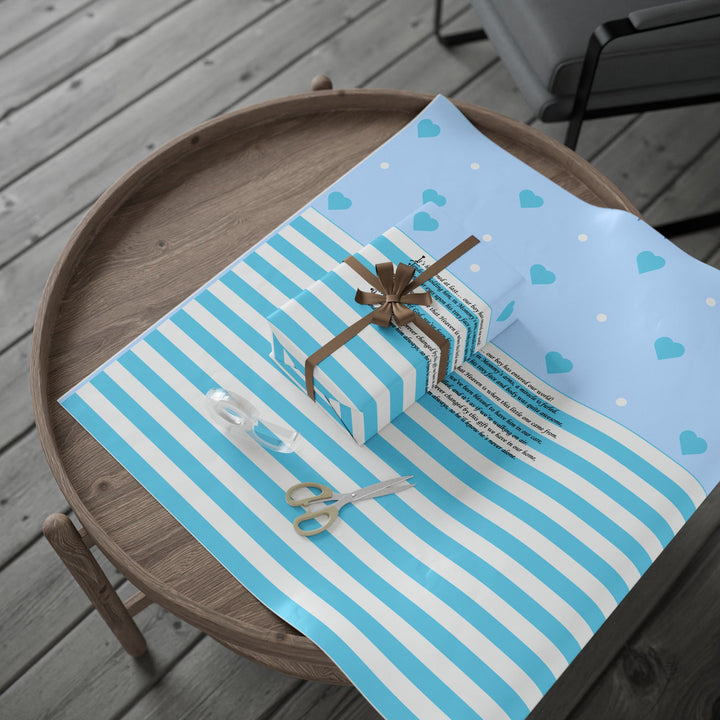 It’s a Boy Acrostic Poem Chic Gift Wrapping Paper