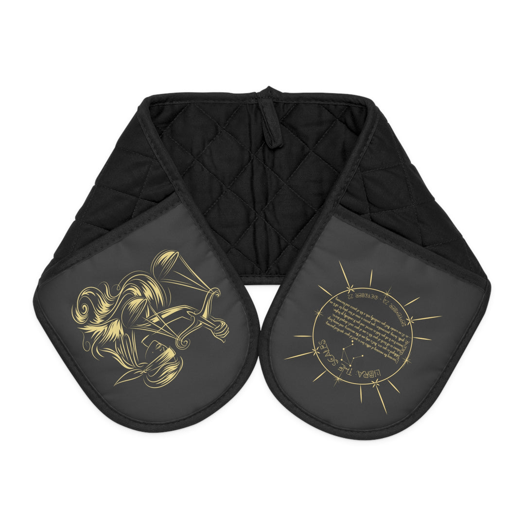 Libra Acrostic Poem Oven Mitts