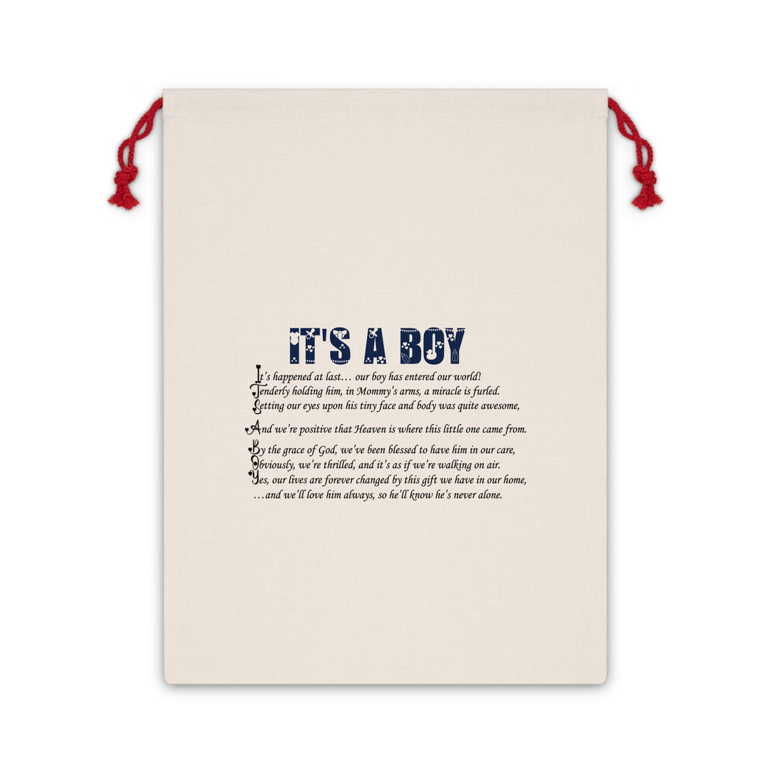 It's a Boy Acrostic Poem Gift Bag