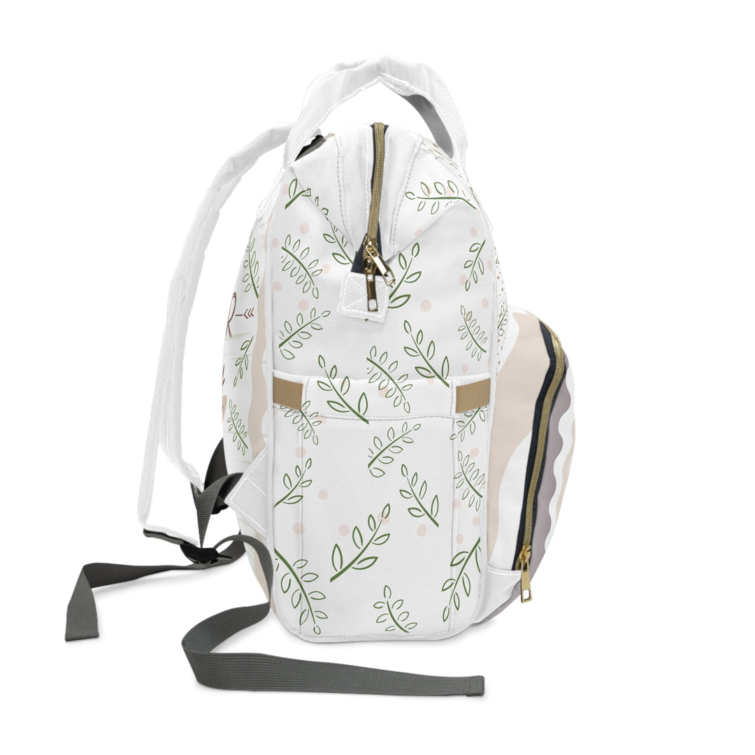 Baby Steps Multifunctional Diaper Backpack - "A Baby Is Born" - Deer - Personalized