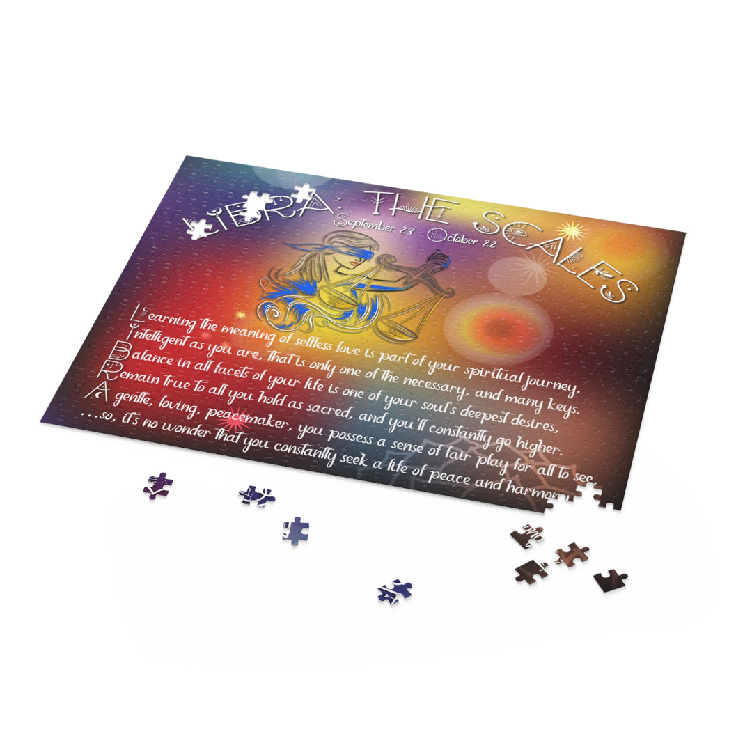 Libra Acrostic Poem Horoscope Puzzle - Beams