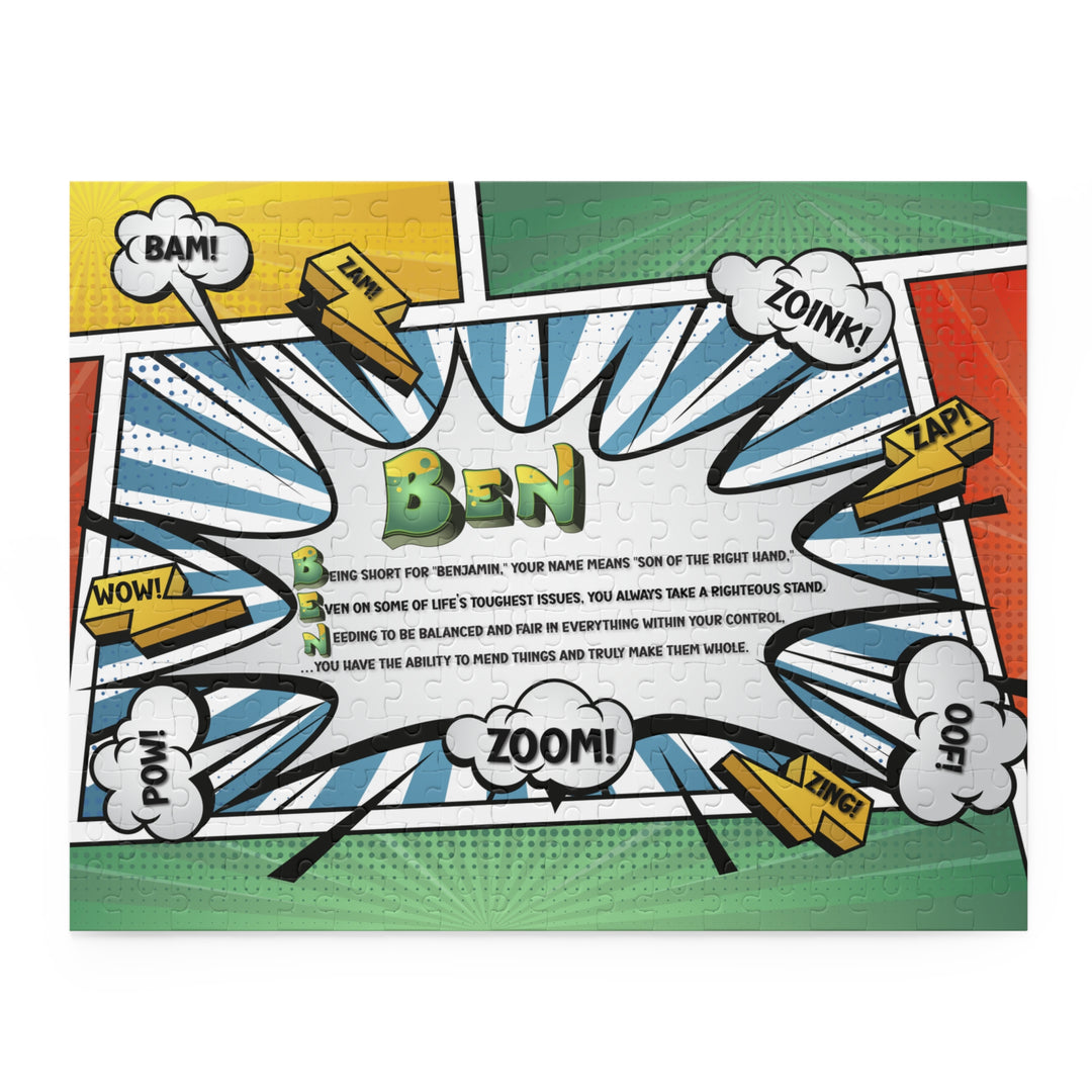 Namesakes Acrostic Name Poem Jigsaw Puzzle - Comic Style
