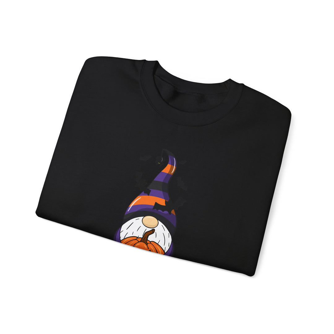 Happy Halloween Acrostic Poem Sweatshirt - Gnome with Pumpkin