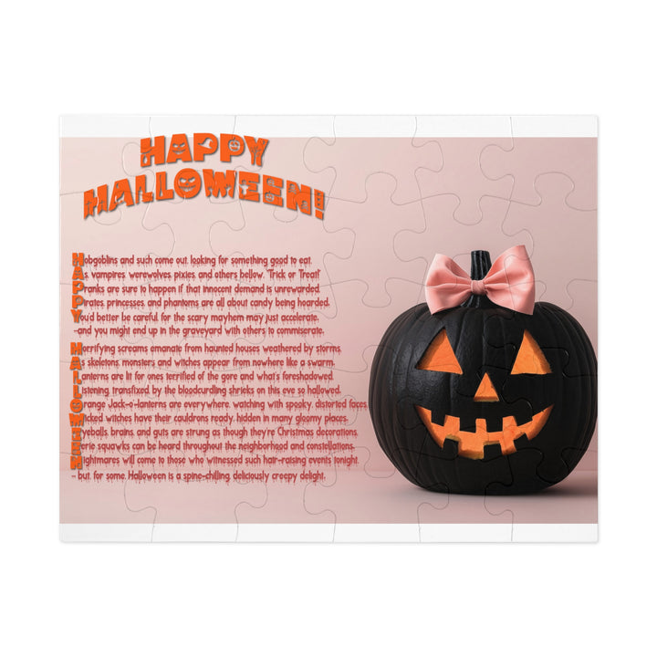Happy Halloween Acrostic Poem Jigsaw Puzzle - Tin Box - 4