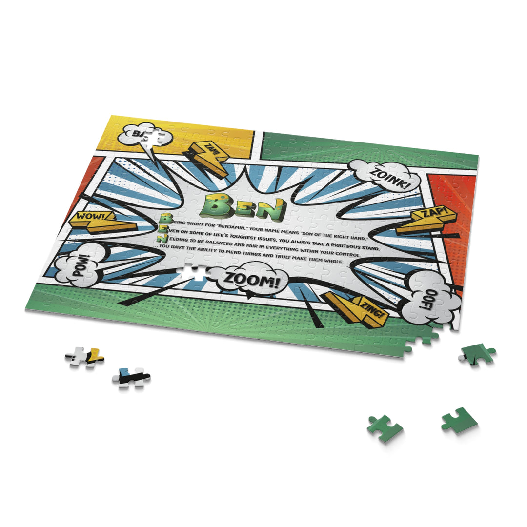 Namesakes Acrostic Name Poem Jigsaw Puzzle - Comic Style