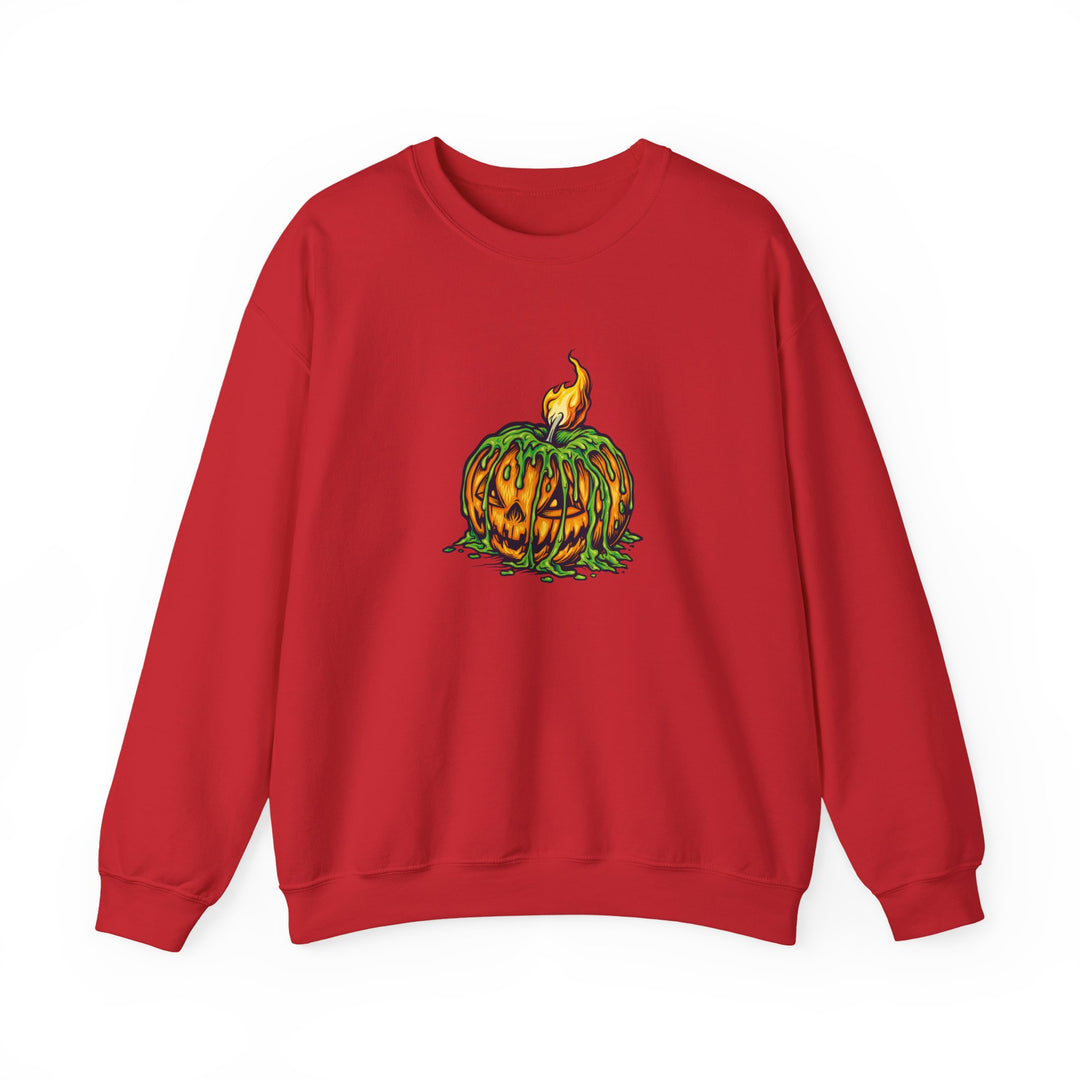 Happy Halloween Acrostic Poem Sweatshirt - Creepy Pumpkin