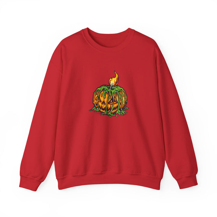 Happy Halloween Acrostic Poem Sweatshirt - Creepy Pumpkin