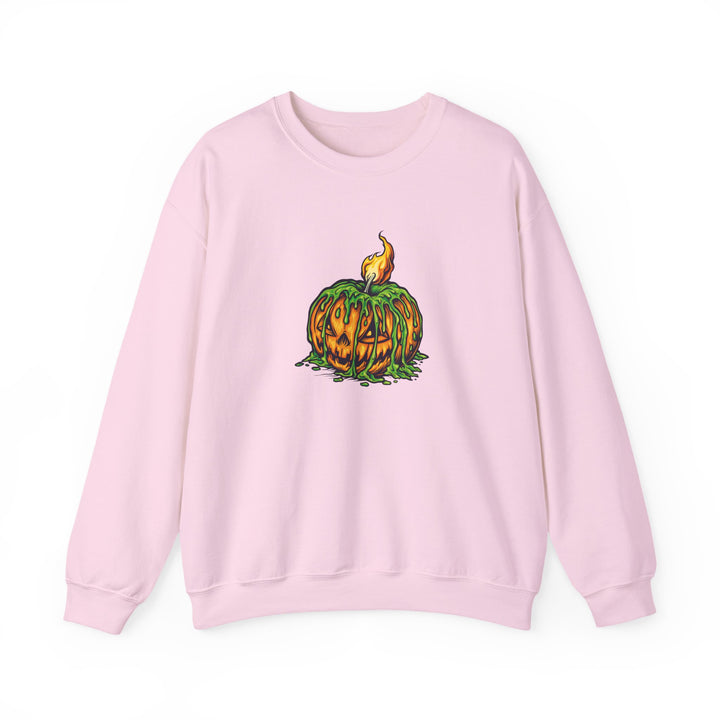 Happy Halloween Acrostic Poem Sweatshirt - Creepy Pumpkin