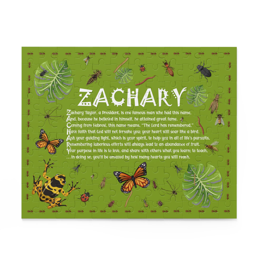 Namesakes  Acrostic Name Name Poem Puzzle - Insect Design