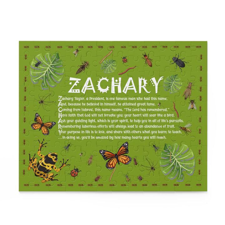 Namesakes  Acrostic Name Name Poem Puzzle - Insect Design
