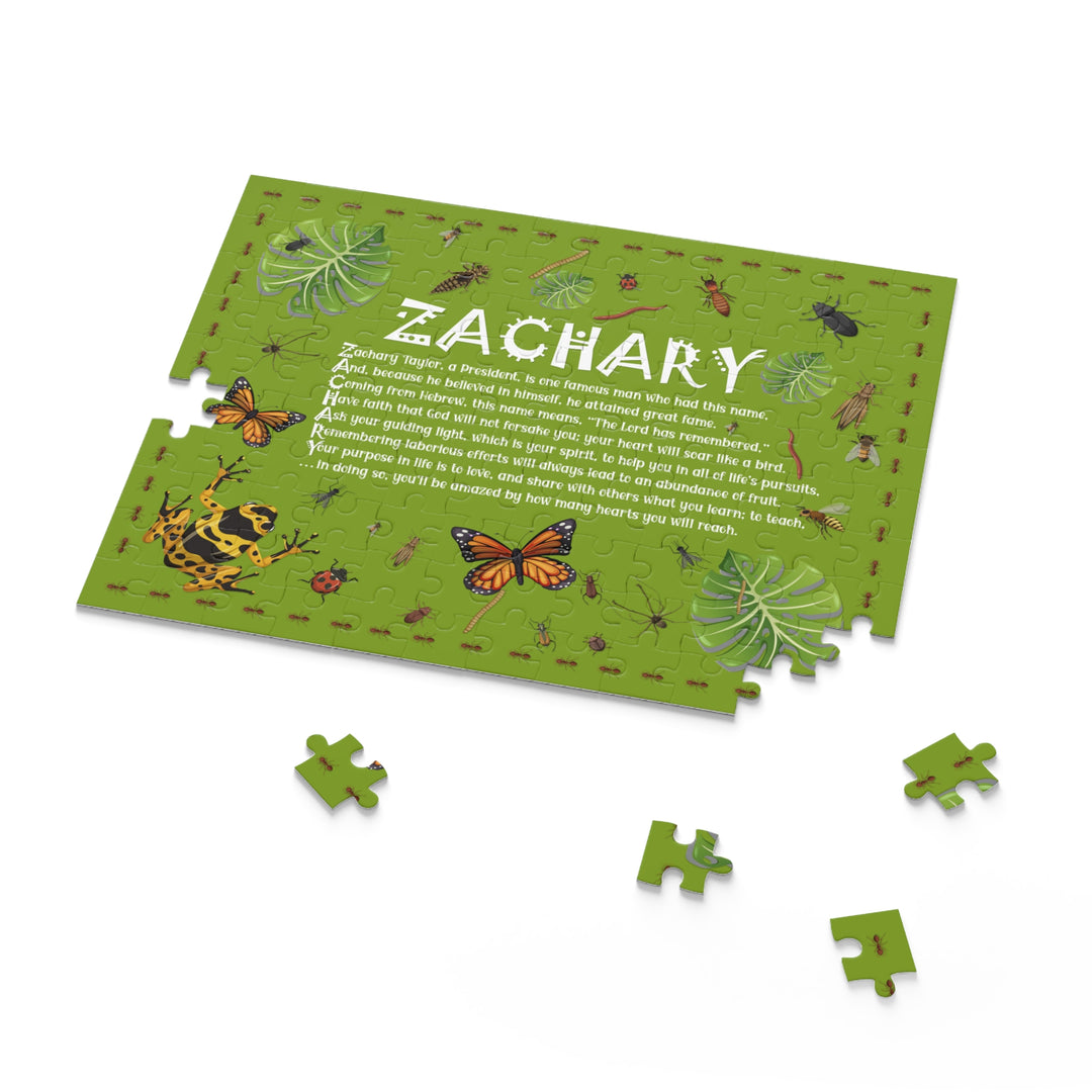 Namesakes  Acrostic Name Name Poem Puzzle - Insect Design