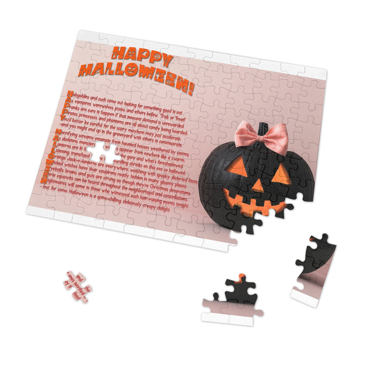 Happy Halloween Acrostic Poem Jigsaw Puzzle - Tin Box - 4