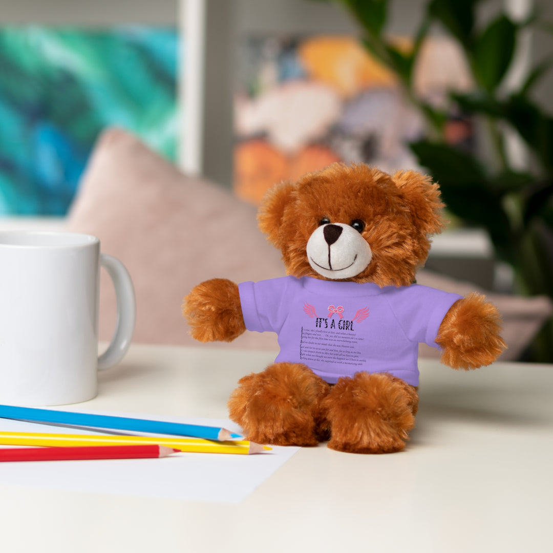 It's a Girl Acrostic Poem Stuffed Animal Collection with T-Shirt - Wings