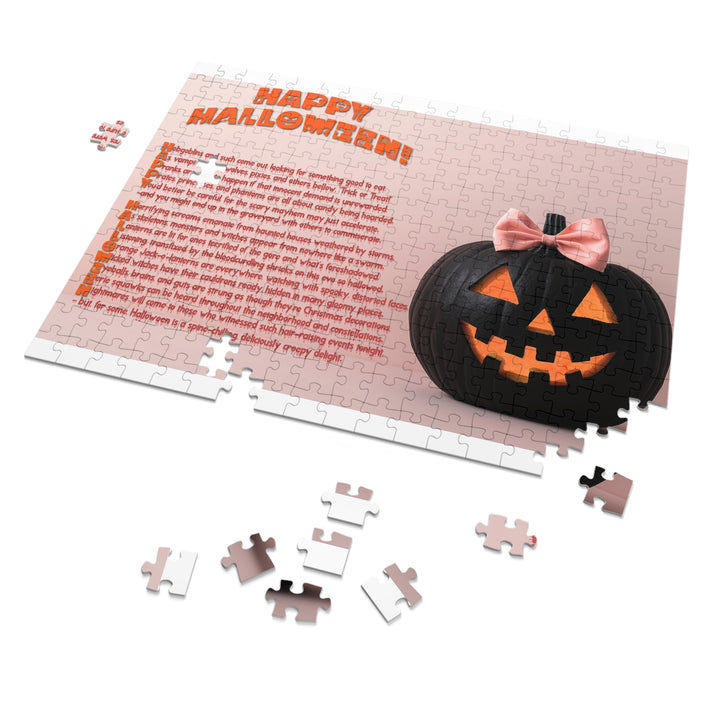 Happy Halloween Acrostic Poem Jigsaw Puzzle - Tin Box - 4