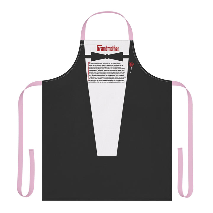 Grandmother Acrostic Poem Formal Adjustable Tie Back Chef Apron - Tuxedo Shirt