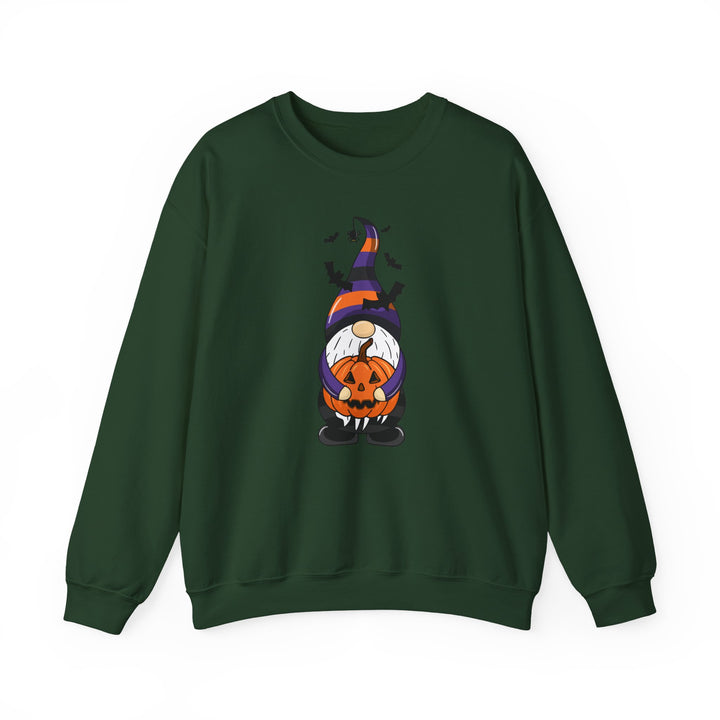 Happy Halloween Acrostic Poem Sweatshirt - Gnome with Pumpkin