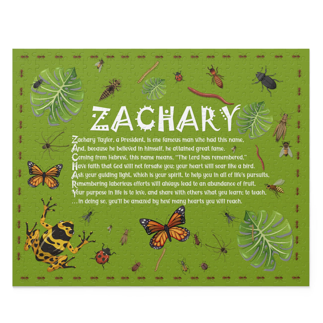 Namesakes  Acrostic Name Name Poem Puzzle - Insect Design