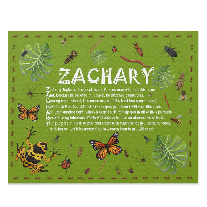 Namesakes  Acrostic Name Name Poem Puzzle - Insect Design