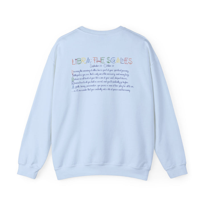 Libra Acrostic Poem Astrology Sweatshirt - Unisex
