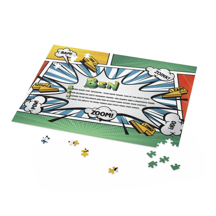 Namesakes Acrostic Name Poem Jigsaw Puzzle - Comic Style