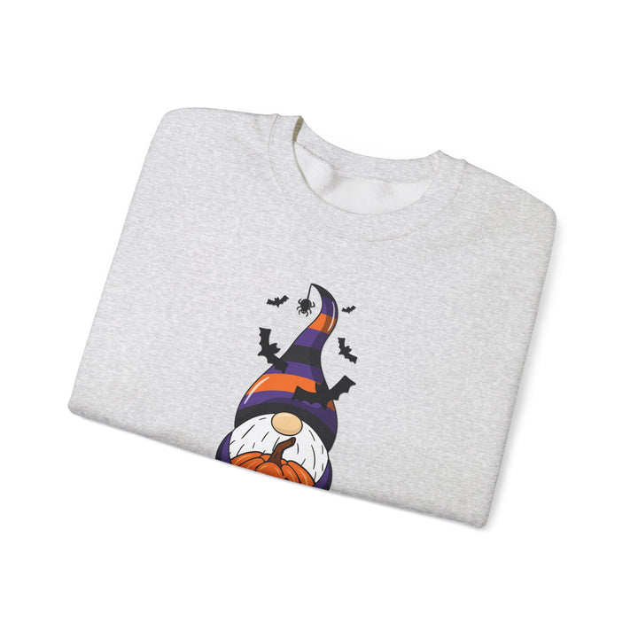 Happy Halloween Acrostic Poem Sweatshirt - Gnome with Pumpkin