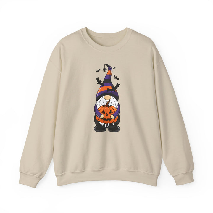 Happy Halloween Acrostic Poem Sweatshirt - Gnome with Pumpkin
