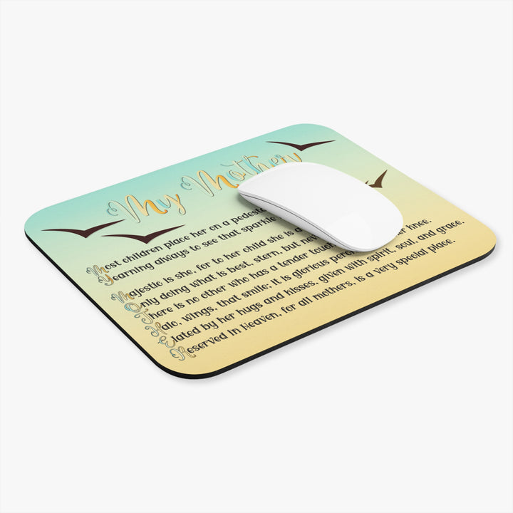 My Mother Acrostic Poem Mouse Pad