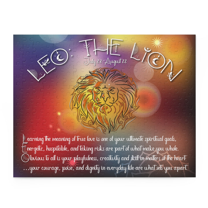 Leo Acrostic Poem Horoscope Puzzle - Beams