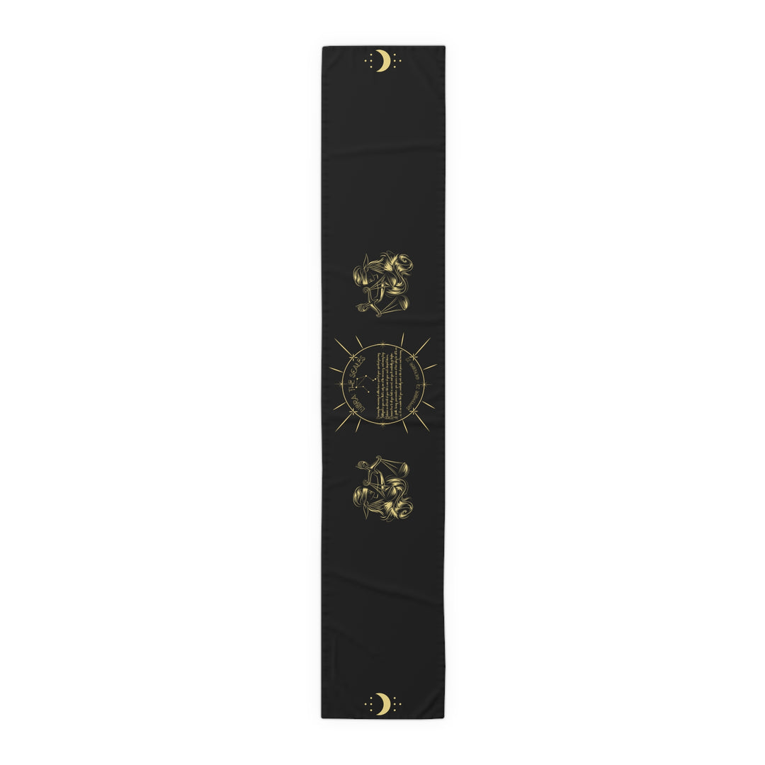 Libra Acrostic Poem Table Runner