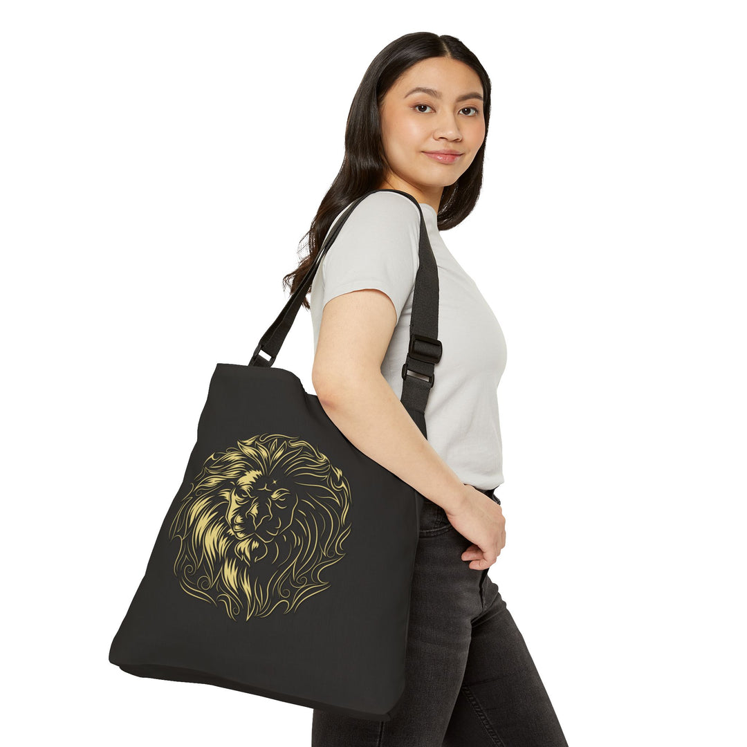 Leo Acrostic Poem Adjustable Tote Bag