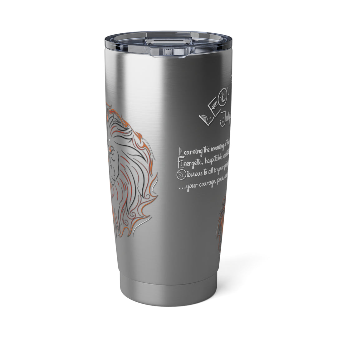 Leo Acrostic Poem Vagabond 20 oz. Tumbler
