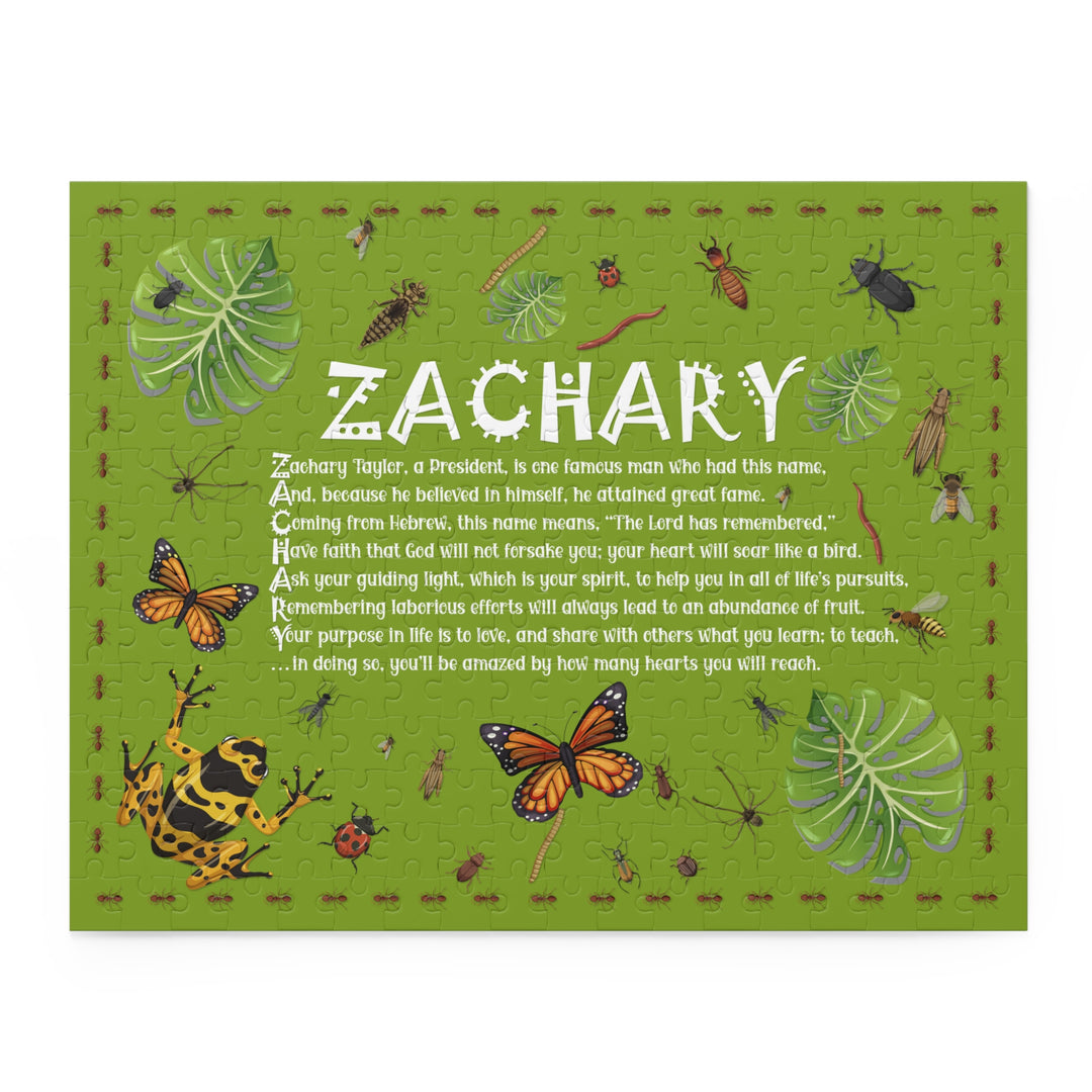 Namesakes  Acrostic Name Name Poem Puzzle - Insect Design