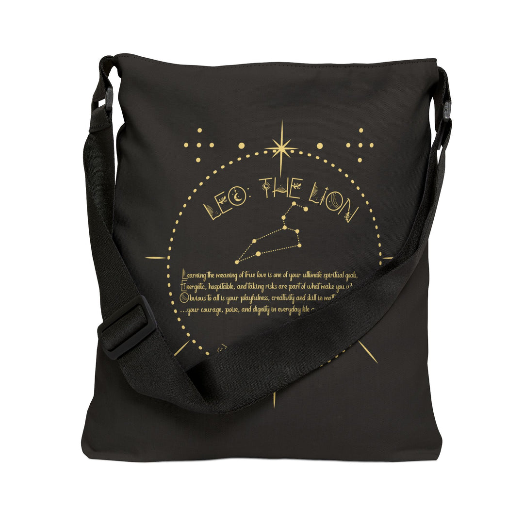 Leo Acrostic Poem Adjustable Tote Bag