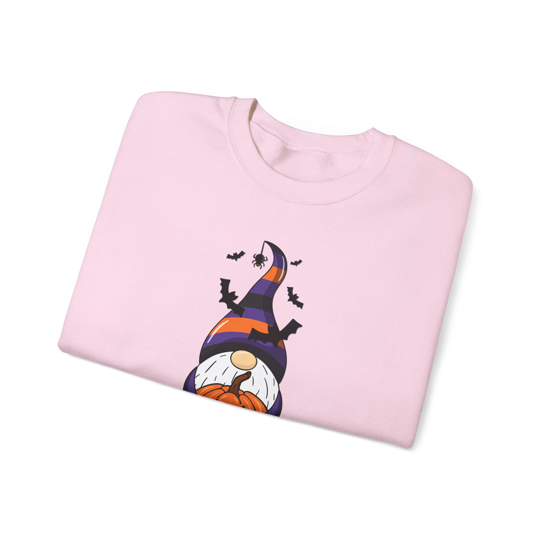 Happy Halloween Acrostic Poem Sweatshirt - Gnome with Pumpkin
