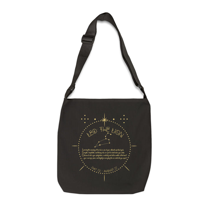 Leo Acrostic Poem Adjustable Tote Bag