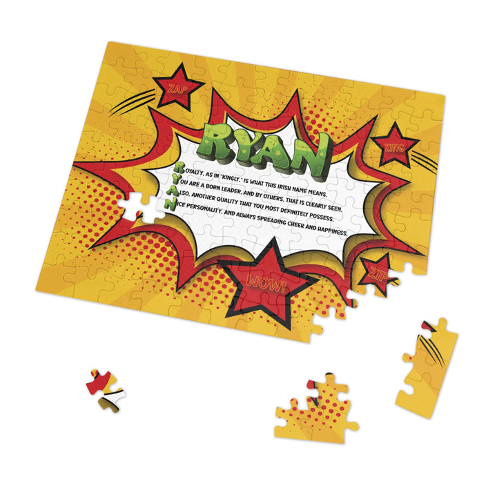 Namesakes Acrostic Name Poem Jigsaw Puzzle - Comic Style One - Tin Box