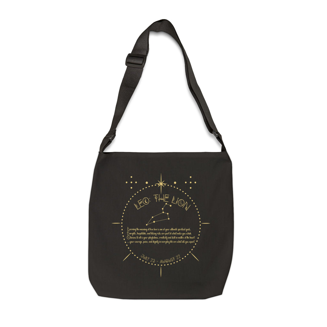 Leo Acrostic Poem Adjustable Tote Bag
