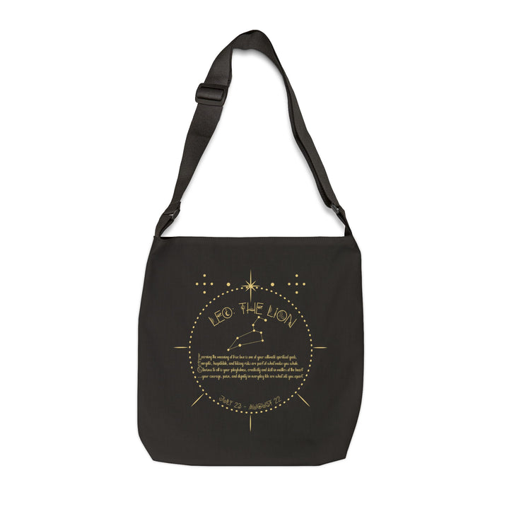 Leo Acrostic Poem Adjustable Tote Bag