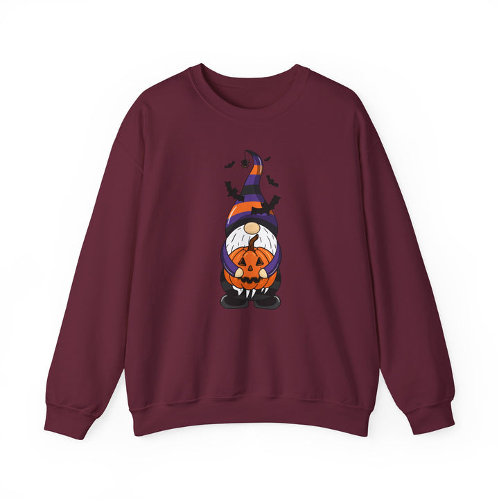 Happy Halloween Acrostic Poem Sweatshirt - Gnome with Pumpkin