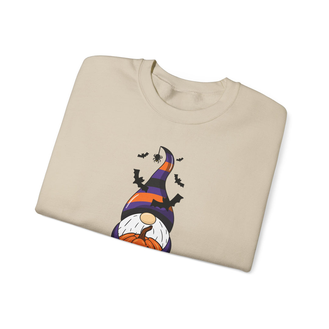 Happy Halloween Acrostic Poem Sweatshirt - Gnome with Pumpkin