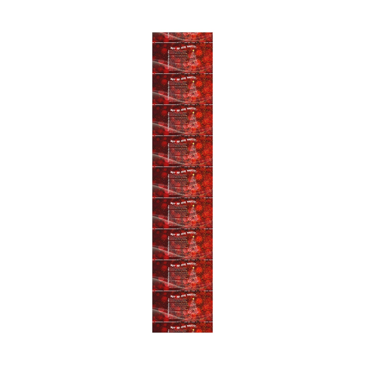 Joy to the World Acrostic Poem Festive Gift Wrap
